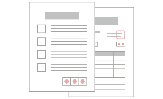 帳票の作成/交付をオンラインで完結