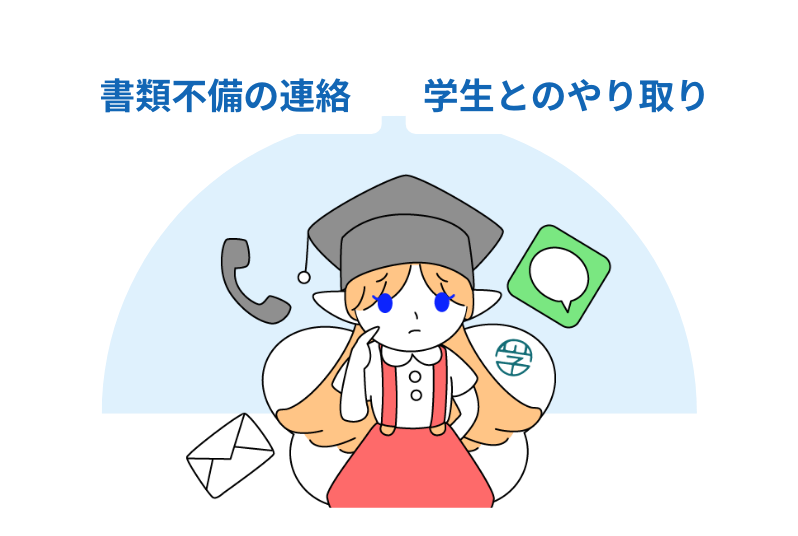 利用者からの問い合わせ対応の手間